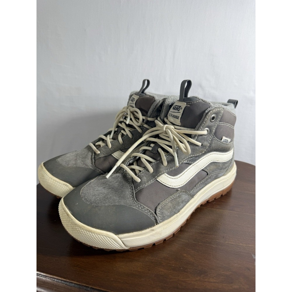 Vans Ultrarange MTE-2 Men Size 8.5 Gray Boot Waterproof Insulated 500383 EUC